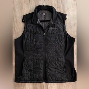 Eddie Bauer Black Quilted Vest